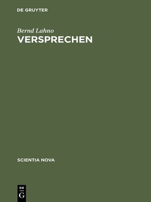 cover image of Versprechen